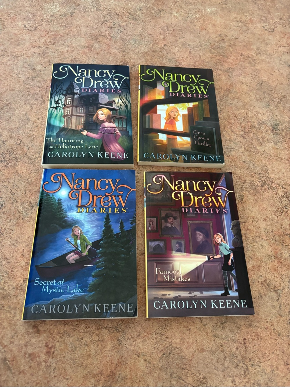 Nancy Drew Diaries Book Lot Carolyn Keene
